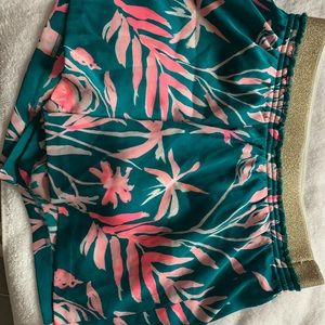 Lilly Pulitzer sleep shorts with elastic band